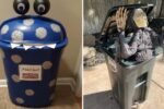 6 Trash Can Garden Decorations for Halloween Fun